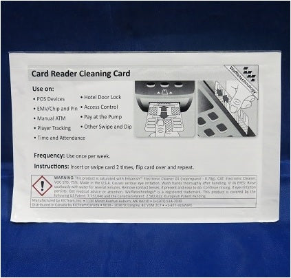 Card Reader Cleaning Card